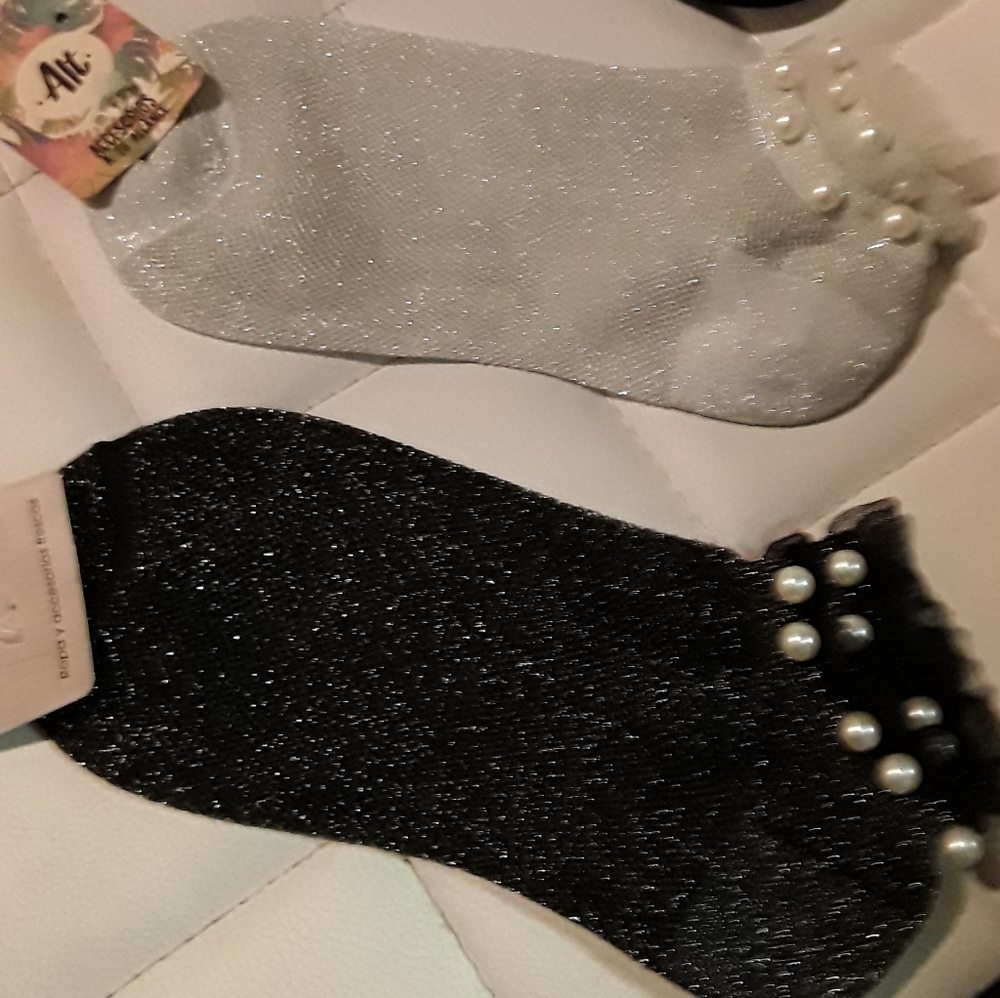 NWT Semi Sheer Socks 3/$15